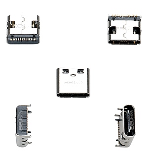 TYPE-C 16PIN female board type L=7.352A (combination type)