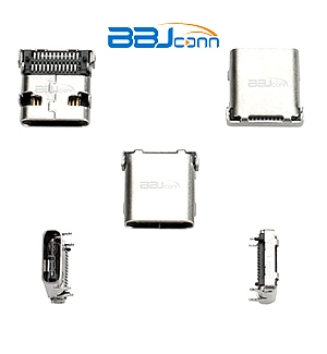 TYPE-C 24P 4-pin pad height on the female base plate 1.77 L=11.10 CH3.40 (DIP plus SMT) double shell